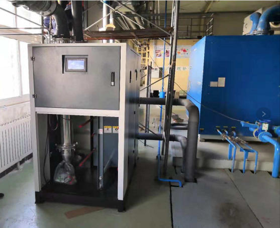 余热回收机组内部换热模块与水路示意